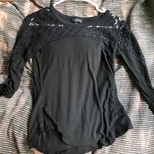 Black Lace Top